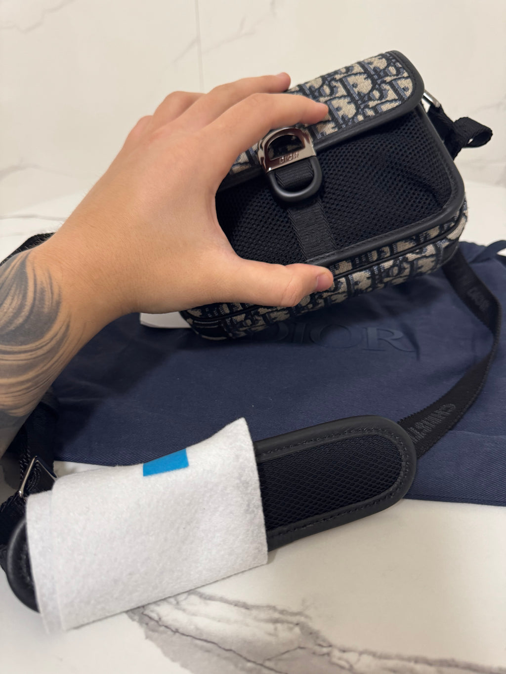 Tracolla oblique Dior unisex